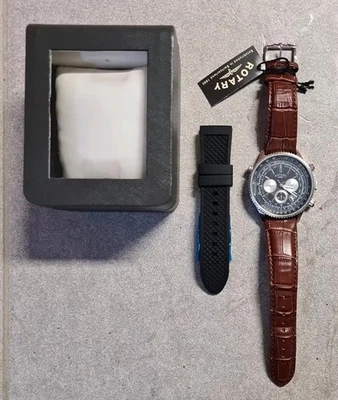 Rotary Herren Uhr Henley Pilot GS00100/04/KIT NEU und ungetragen - Bild 1 von 4