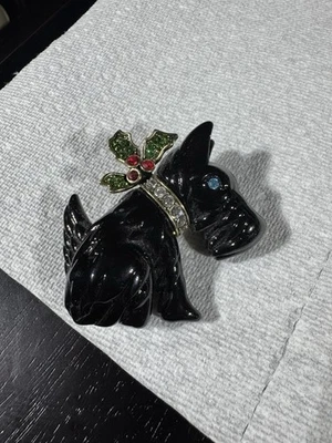 Heidi Daus Scottish Terrier Pin - Image 1 of 3