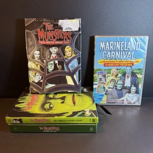 The Munsters Seasons 1 & 2, Fright Fest 2 Movies & Marineland Carnival DVD Lot - Picture 1 of 1