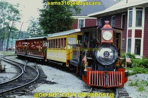 ORIGINAL SLIDE CEDAR POINT & LAKE ERIE RR #2 NARROW GAUGE SANDUSKY OHIO 1966 - Picture 1 of 1