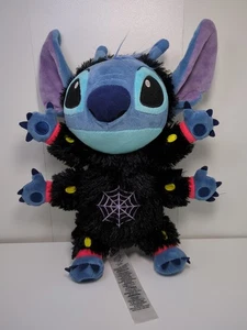 Disney Parks Stitch Experiment 626 schwarze Spinne Halloween Plüschtier - Bild 1 von 3