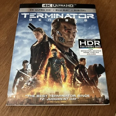 ⭐ Terminator Genisys (4K UHD + Blu-ray) w/OOP RARE SLIPCOVER SEALED NEW - Image 1 of 3