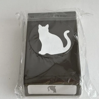 Stampin Up! Cat Punch Halloween Kitty Silhouette Paper Builder Retired NEW - Imagem 1 de 4