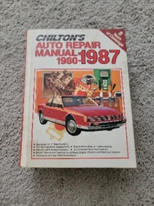 Chilton's Auto Car Repair Manual 1980-1987 Collectors Edition #7670 Hardcover - Picture 1 of 6