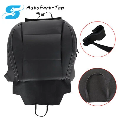 Cubierta de asiento inferior de cuero negra de repuesto para conductor Subaru Legacy 2015-2017 Foto 1 de 4