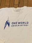 One World Observatory White T-shirt Mens 2XL New York City NYC NY WTC Twin Logo