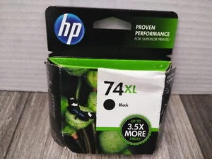 1- Genuine HP 74XL HP 75XL Ink for Deskjet D4360 Officejet J5780 J6480 EXP -READ - Picture 1 of 4