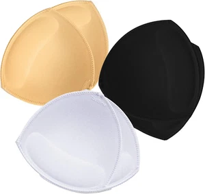 Bra Pads Inserts Sports Cups Replacement Insert for Bikini Swimsuit - Picture 1 of 12