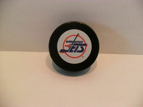 Winnipeg Jets Puck - Vintage Logo - BRAND NEW! 1990 - 1996 Vintage Logo Cover