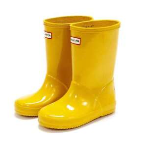 NEW Hunter Toddler's Original First Classic Gloss Waterproof Rain Boots