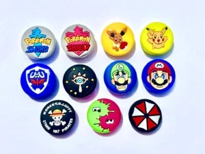 Nintendo Switch Wii Gamecube Joy-Con Thumb Cap Cover Grip Pokemon Mario Zelda - Picture 1 of 3