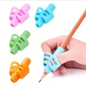 Pack of 3 Temple Pencil Grips for Children’s Handwriting, Pencil Holder for Kids - Picture 1 of 8