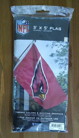 Arizona Cardinals 3'x5' Outdoor House Flag NFL Banner Sign Fan Wall Man Cave New Cover