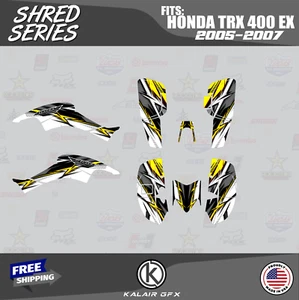 Graphics Kit for HONDA TRX400EX (2005-2007) 16MIL SHRED-Yellow - Picture 1 of 6