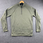 511 Tactical 1/4 Zip Mens Large Green Army Pullover Outdoor