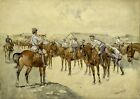 A Call to Arms by Frederic Remington  Giclee Repro on Canvas