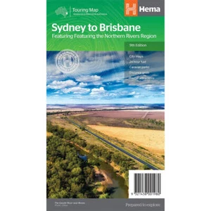 Hema Touring Map Sydney to Brisbane Map Featuring the Northern Rivers Region - Picture 1 of 1