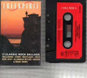 FREE SPIRIT - 17 Classic Rock Ballads - Cassette Tape Album *Various Artists* - Picture 1 of 2