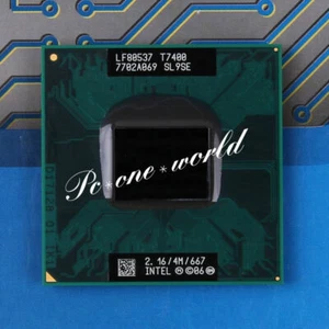 Procesador CPU Intel Core 2 Duo T7400 SL9SE 2,16 GHz 667 MHz Socket PBGA479 - Imagen 1 de 4