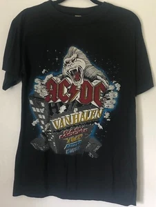 Monsters Of Rock 1984 AC DC Van Halen Motley Crue Gary Moore T Shirt Vintage - Picture 1 of 2