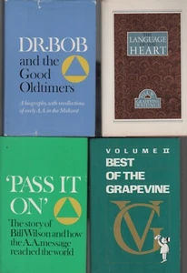 Best of the Grapevine Pass it on Dr Bob HC w/dj, Alcoholics Anonymous (jean - Picture 1 of 3