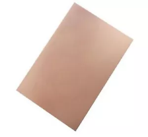One Side Glass Fiber PCB Copper Clad Plate Laminate Circuit Board 10X15cm 1.5mm - Picture 1 of 3