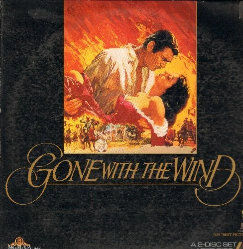 Gone With The Wind Double LASERDISC Clark Gable And Vivien Leigh  Free Ship Foto 1 de 1