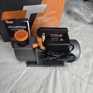 Pompa Vuoto 1/2 HP 5 CFM CLIMATIZZATORE Pompa Vuoto 2 Stadi Rotante a palette HVAC - Foto 1 di 4
