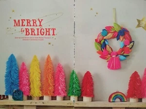 MERRY & BRIGHT FELT CHRISTMAS WREATH - Magazine Pullout Pattern - Mollie Makes - Picture 1 of 3