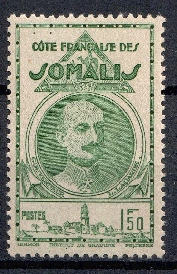 1944 COTE DES SOMALIS  Y&T  N° 250  NEUF ** SANS TRACE DE CHARNIERE - Photo 1/1