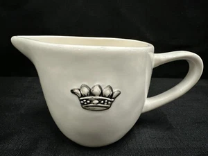 Rae Dunn Artisan Collection Have a Royal Day Crown Queen Cream Cup Retired RARE - Picture 1 of 24
