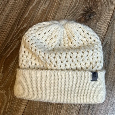 Gorro crema unisex talla única North Face Shinsky Knitting Club Collection Foto 1 de 4