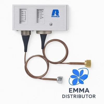 RANCO O12-4834 DUAL PRESSURE CONTROL, AUTOMATIC OR MANUAL RESET  - Image 1 of 4