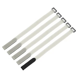 5Pcs Battery Tie Down Straps,0.8x16" Grey Nylon Hold Down Hook Loop Strap - Photo 1/6