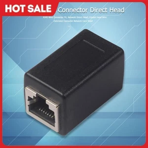 RJ45 Coupler Female to Female Ethernet LAN Cable Joiner Extender Plug Connector - Afbeelding 1 van 8