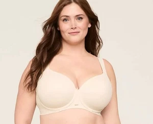 Reggiseno Cacique 38I leggermente foderato completo Nude Lane Bryant usato in ottime condizioni - Foto 1 di 10