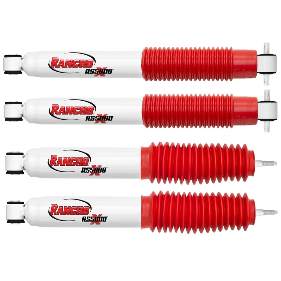 Rancho Front & Rear RS5000X Gas Shock Absorbers for Colorado Canyon w/ 4" Lift Foto 1 de 4