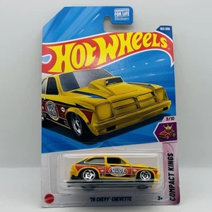 Hot Wheels - 1976 YELLOW ‘76 CHEVY CHEVETTE #102/250 - Compact Kings 3/10 - Picture 1 of 1