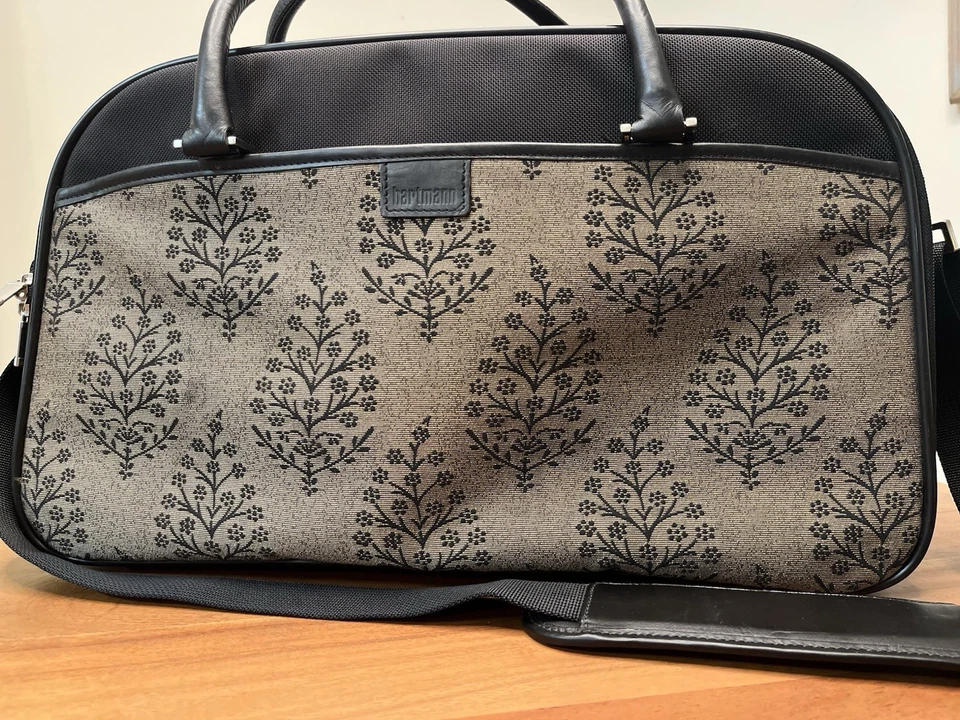 Bolso de hombro Hartmann rojo negro tapiz 20 x 12 x 8,5 Foto 1 de 4