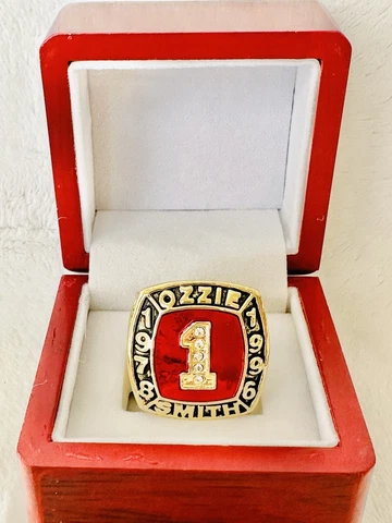 St Louis Cardinals Ozzie Smith Hall Of Fame Ring W Box, ๐บ๐ธ SHIP Cover