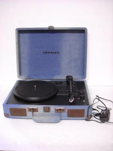 Crosley Cruiser Deluxe Turntable 3-Speed Record Player Model CR80085D-DE Music - Picture 1 of 11