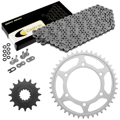 Kit de cadena de transmisión y piñones de junta tórica para Yamaha R1 YZF-R1 YZF1000R 1998-2003 Foto 1 de 4