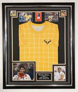 Rafael Nadal SignedPhoto with Shirt Autographed Picture Framed Tennis Display - Picture 1 of 2