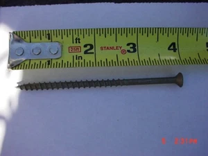 20 Pfund 4 Zoll grau außen beschichtet Vierkantantrieb Holz Terrassenschrauben (DS4) - Bild 1 von 2