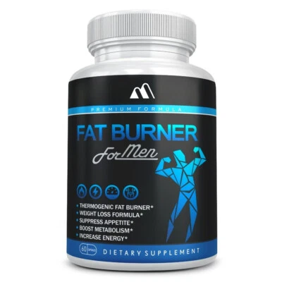 Best Diet Pills That Work Fast for Men Natural Weight Loss Men Belly Fat Burner - Image 1 of 4