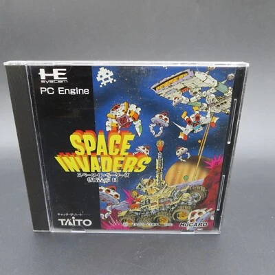 Space Invaders PC Engine HuCard Fukkatsu no Hi with Manual Japanese Version - Image 1 of 4