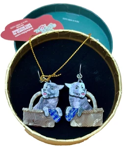 ERSTWILDER DROP EARRINGS - TOTO - WIZARD OF OZ. NEW IN BOX - Bild 1 von 5