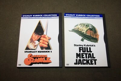 Lot of 2 Stanley Kubrick DVDs - Clockwork Orange & Full Metal Jacket - Image 1 of 4
