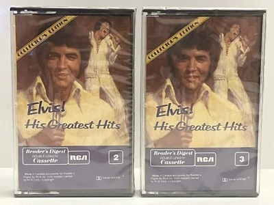 Elvis! His Greatest Hits Reader's Digest Cassette Tapes #2 & 3 Brand New Sealed - Image 1 of 4