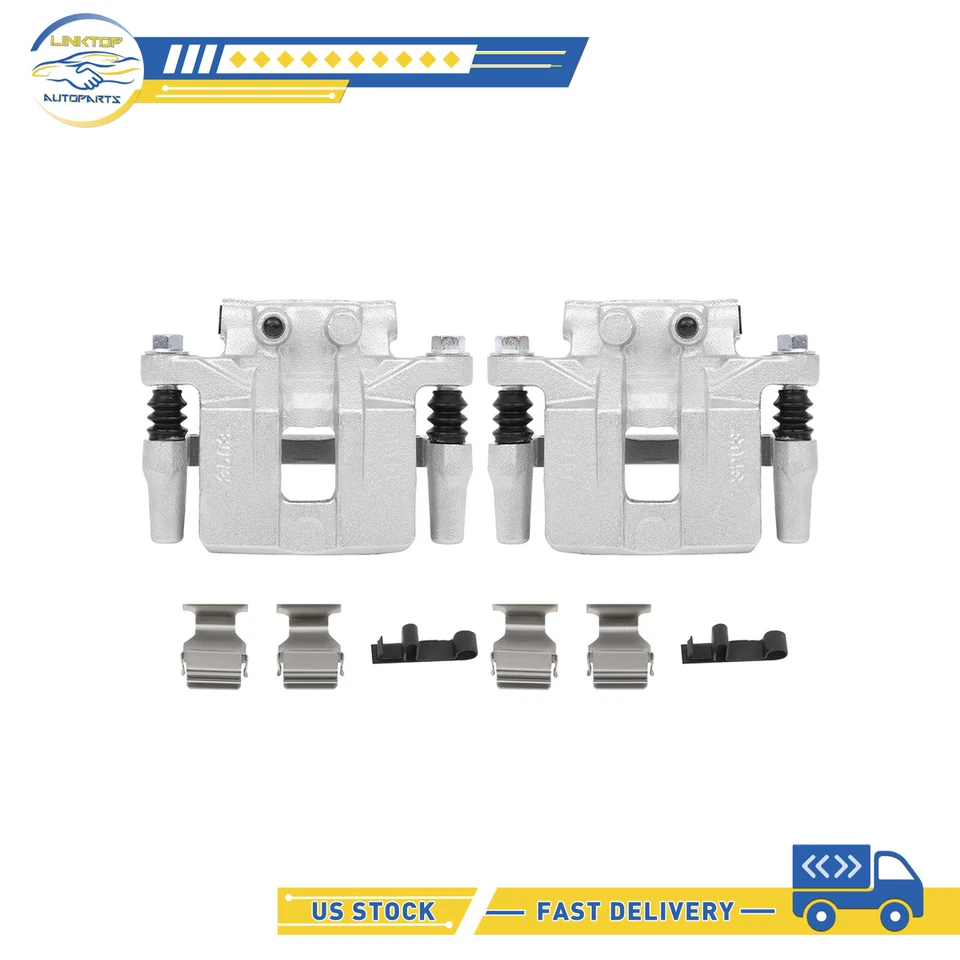 Pinzas de freno traseras izquierda derecha con par de soportes para Chrysler Sebring 2007-2010 Foto 1 de 1